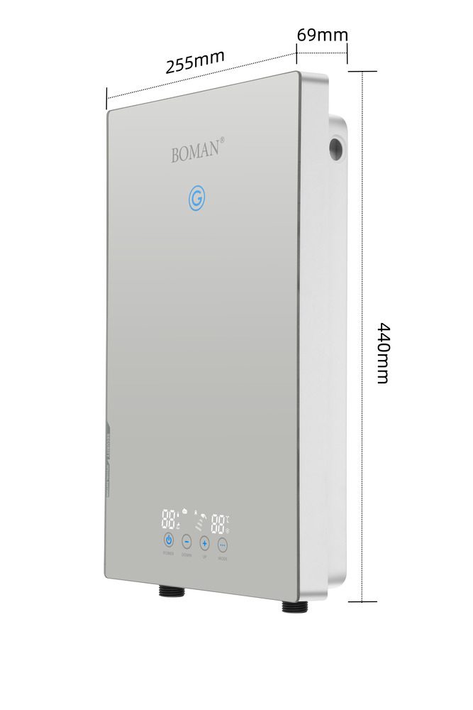 Boman Digital Instant Water Heater 12 KW-light gold- Modern Design And Electricity Saver-Prime Group Guarantee - Image 2