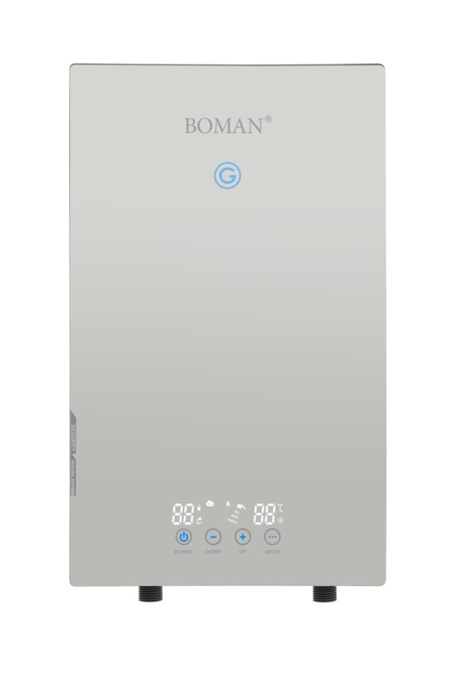 Boman Digital Instant Water Heater 12 KW-light gold- Modern Design And Electricity Saver-Prime Group Guarantee